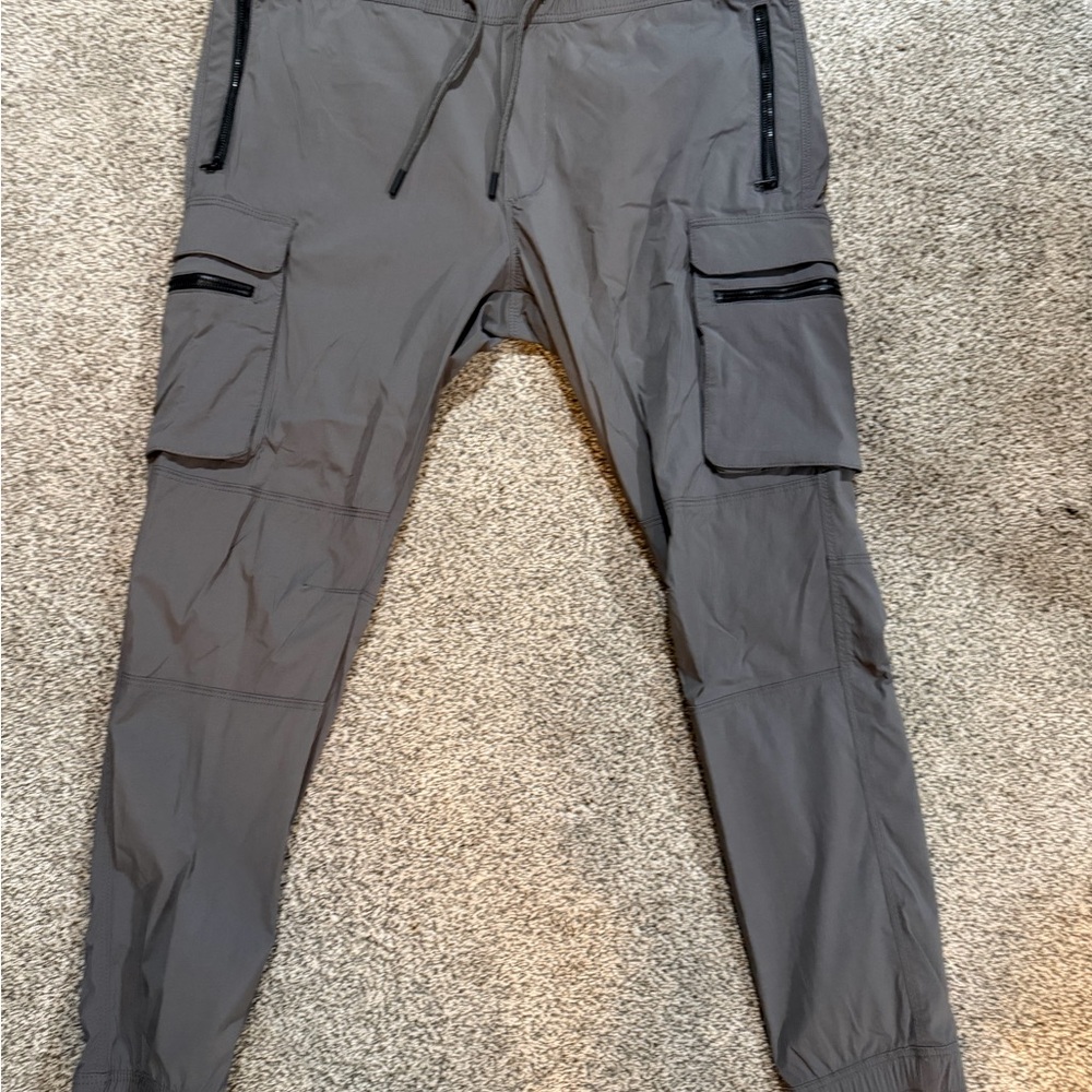 H&M Men's Charcoal Cargo Pants